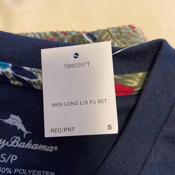 TOMMY BAHAMA MENS PJ SET SIZE SMALL - Picture 4 of 6